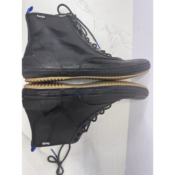 Keds Boots Womens Size 9 Scout Splash Duck Rain Ortholite Black Blue Waterproof - Picture 13 of 15